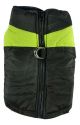 Quilted Waterproof High Viz X Large Green Puffa Jacket by MoggyorMutt