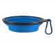 Collapsible Travel Bowl Blue for Dogs or Cats by MoggyorMutt