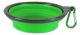 Collapsible Travel Bowl Green for Dogs or Cats by MoggyorMutt