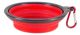 Collapsible Travel Bowl Red for Dogs or Cats by MoggyorMutt